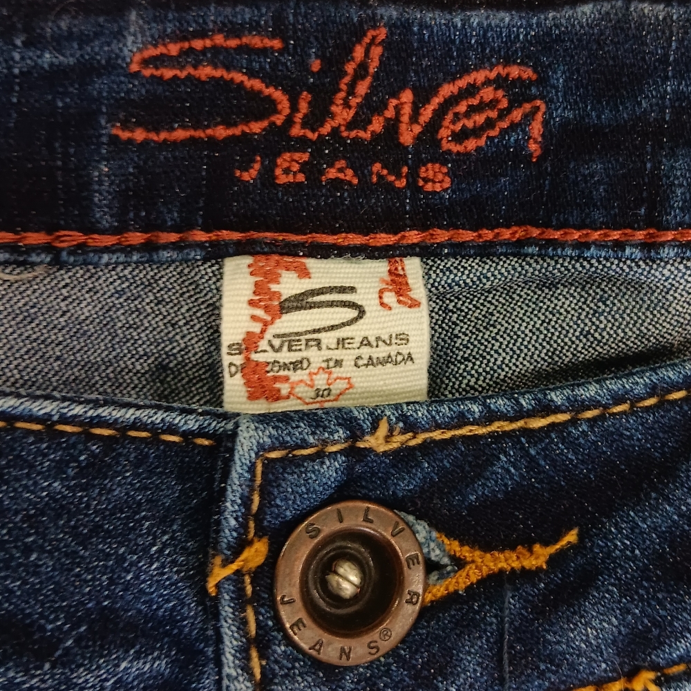 Silver Aiko Flare blue jeans - Picture 3 of 13